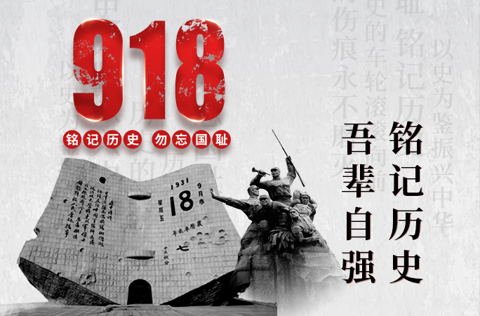 勿忘九一八·警钟长鸣，吾辈当自强！