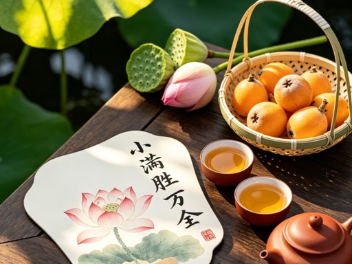 小得盈满，万物向阳✨   花未全开月未圆，人生最好是小满